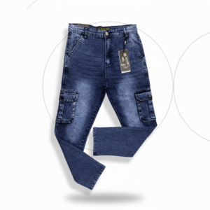 মিড ব্লু ডেনিম মোবাইল জিন্স প্যান্ট