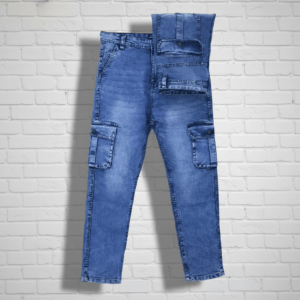 লাইট ব্লু ডেনিম মোবাইল জিন্স প্যান্ট