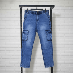 লাইট ব্লু  ডেনিম মোবাইল জিন্স প্যান্ট